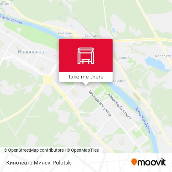 Кинотеатр Минск map