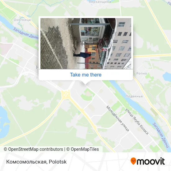 Комсомольская map