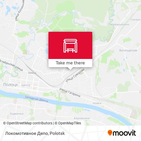 Локомотивное Депо map