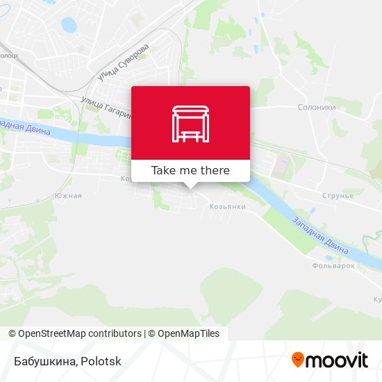 Бабушкина map