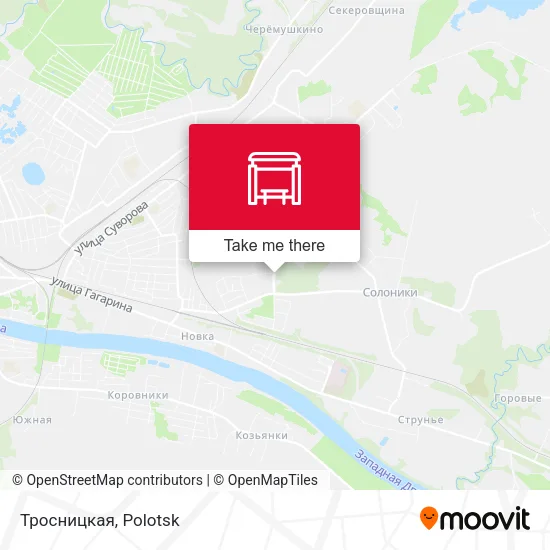 Тросницкая map