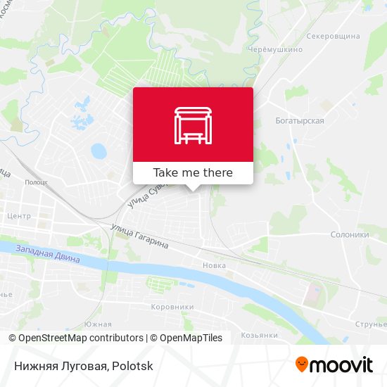 Нижняя Луговая map