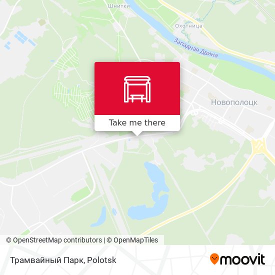 Трамвайный Парк map