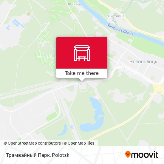 Трамвайный Парк map