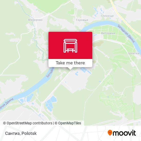 Сантиз map