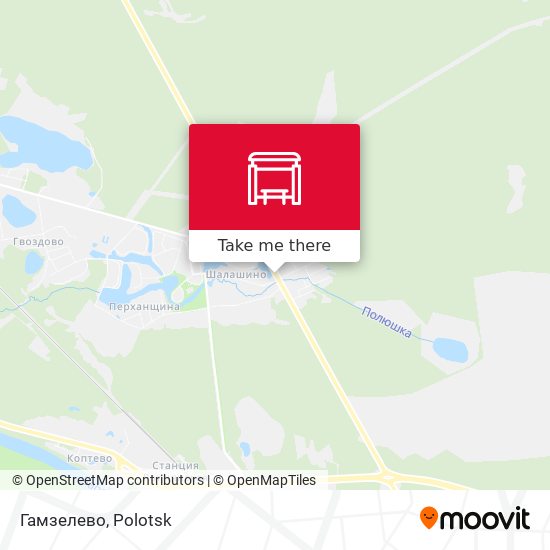 Гамзелево map