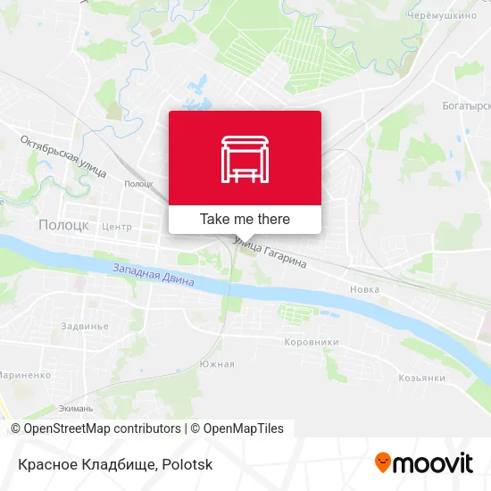 Красное Кладбище map