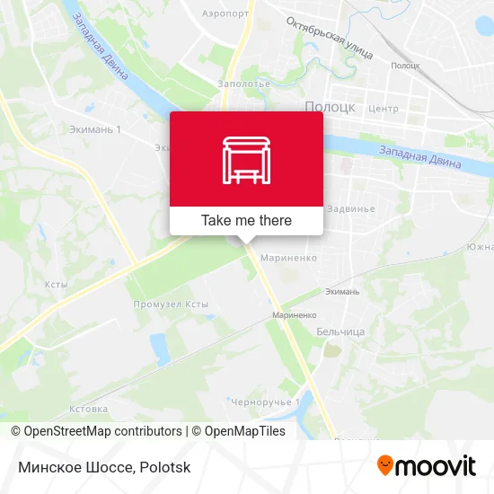 Минское Шоссе map