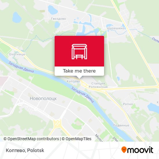Коптево map