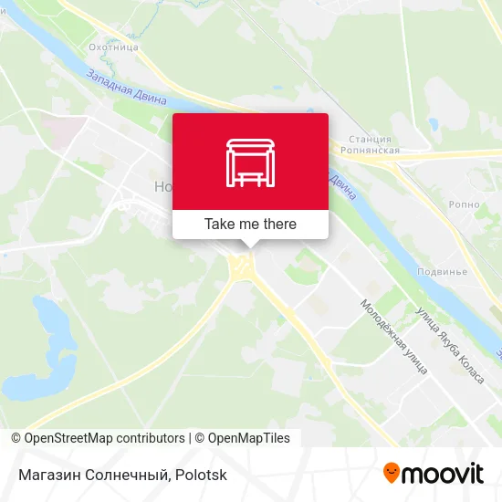 Магазин Солнечный map
