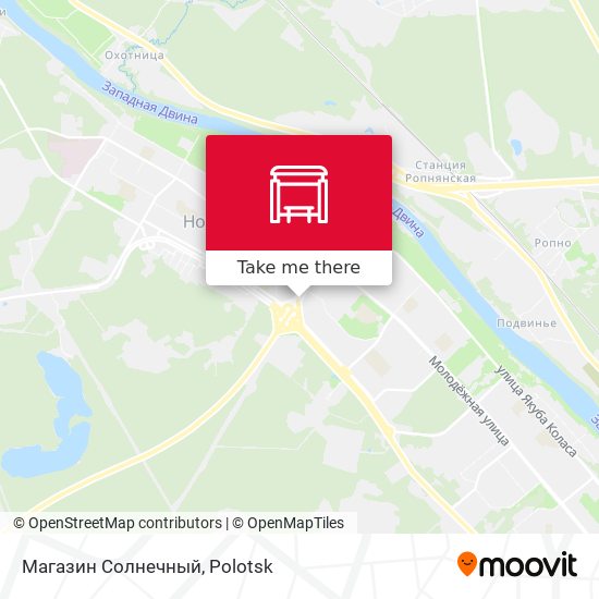 Магазин Солнечный map