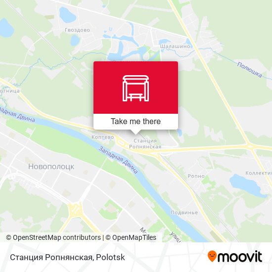 Станция Ропнянская map