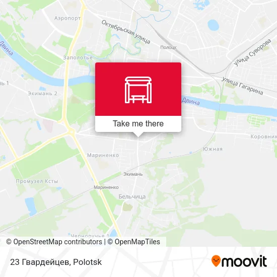 23 Гвардейцев map