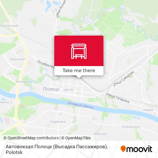 Автовокзал Полоцк (Высадка Пассажиров) map