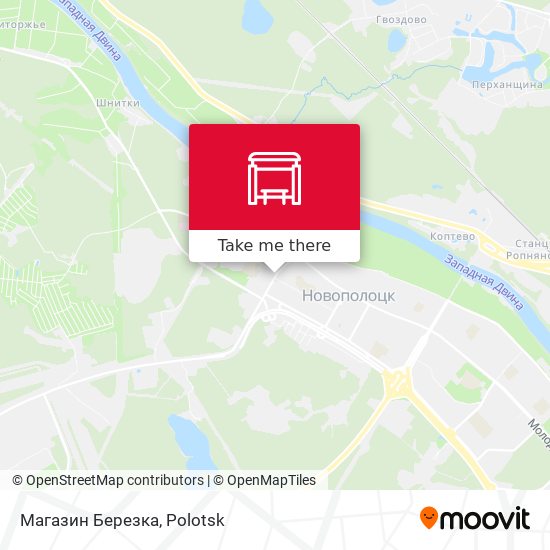 Магазин Березка map