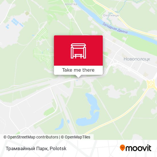 Трамвайный Парк map