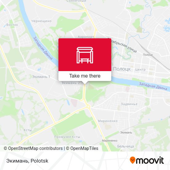 Экимань map