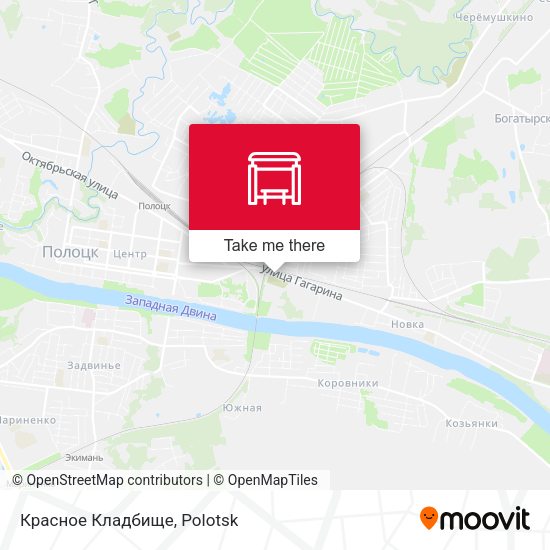 Красное Кладбище map