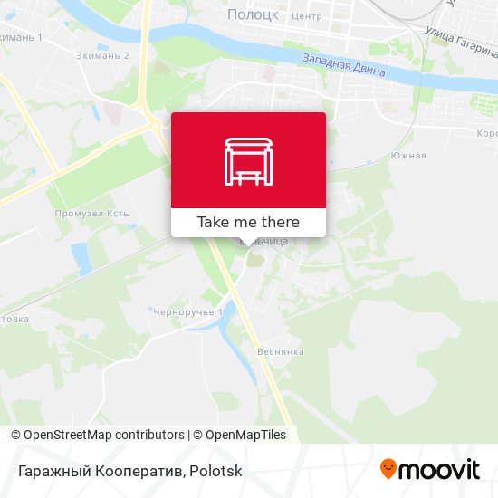Гаражный Кооператив map