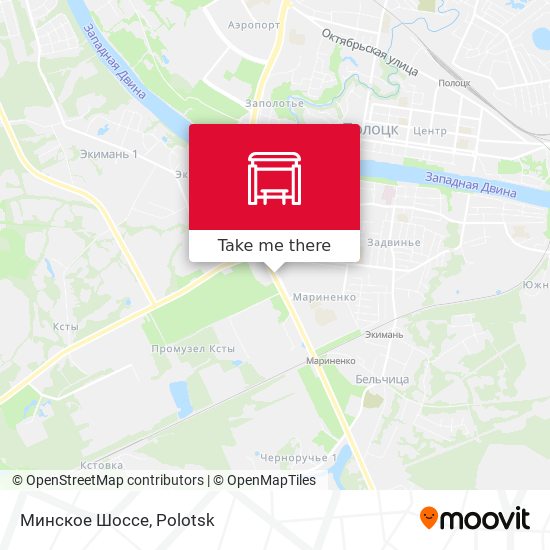 Минское Шоссе map
