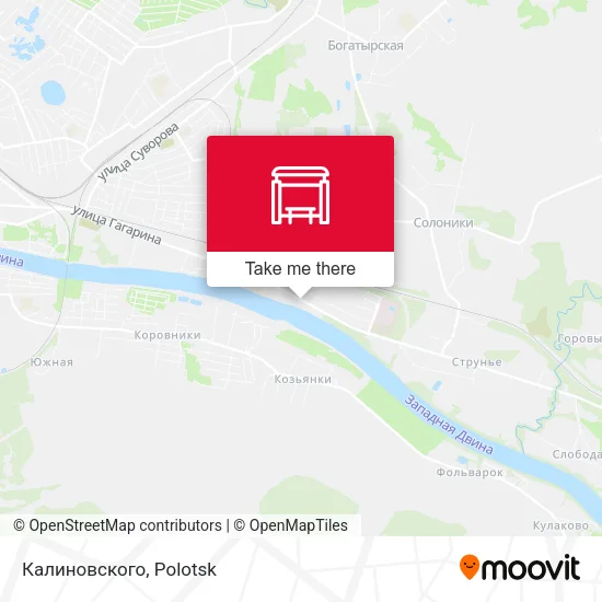 Калиновского map