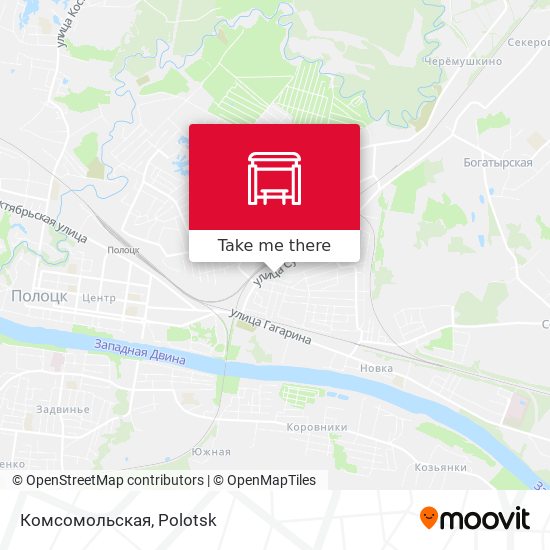 Комсомольская map