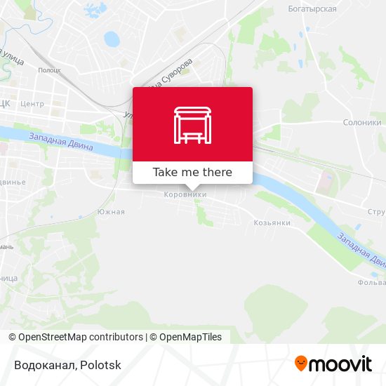 Водоканал map
