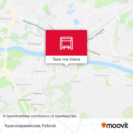 Красноармейская map