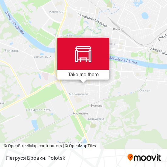Петруся Бровки map
