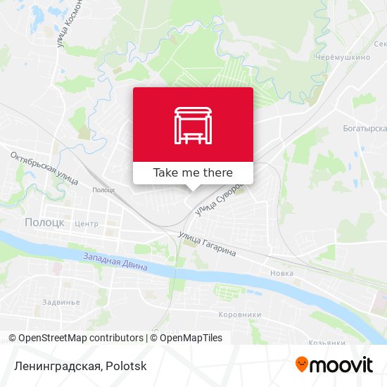 Ленинградская map