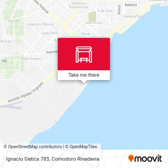Ignacio Gatica 785 map