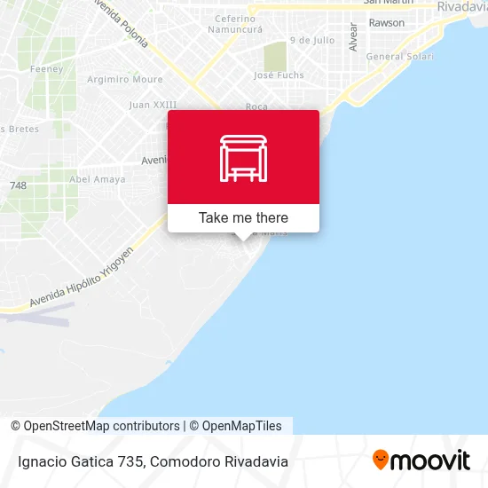 Ignacio Gatica 735 map