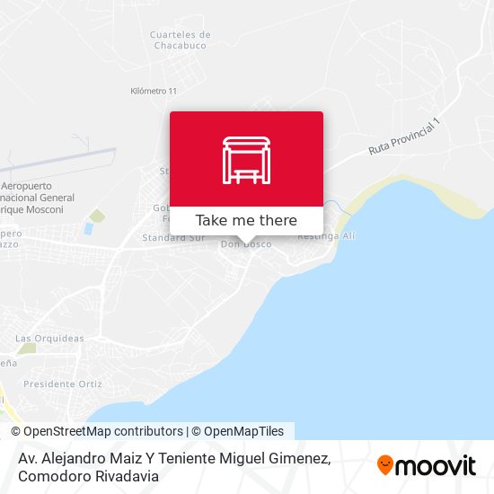 Mapa de Av. Alejandro Maiz Y Teniente Miguel Gimenez