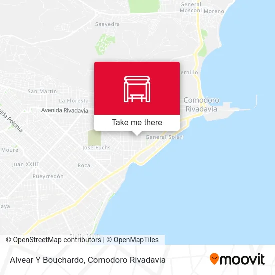 Alvear Y Bouchardo map