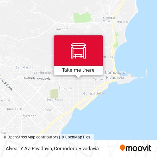 Mapa de Alvear Y Av. Rivadavia