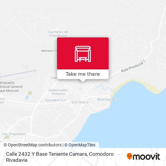 Calle 2432 Y Base Teniente Camara map