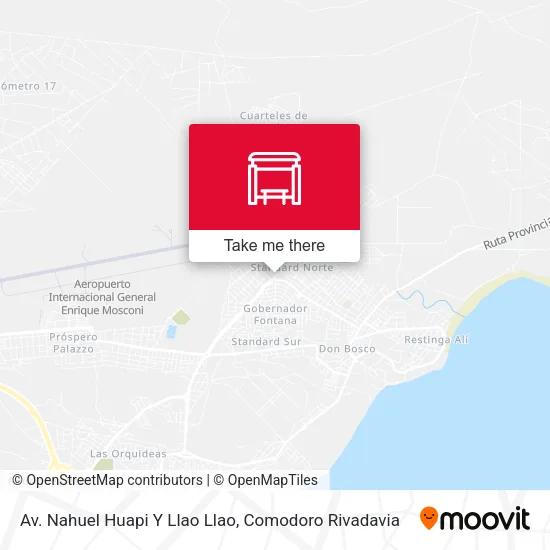 Av. Nahuel Huapi Y Llao Llao map