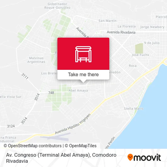 Av. Congreso (Terminal Abel Amaya) map