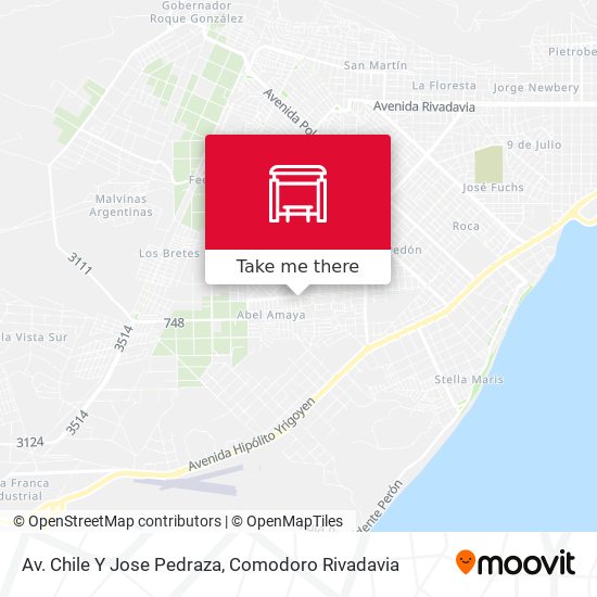 Mapa de Av. Chile Y Jose Pedraza