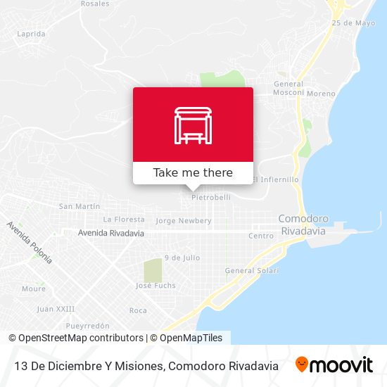 Mapa de 13 De Diciembre Y Misiones