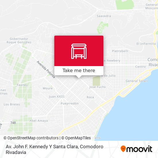 Av. John F. Kennedy Y Santa Clara map