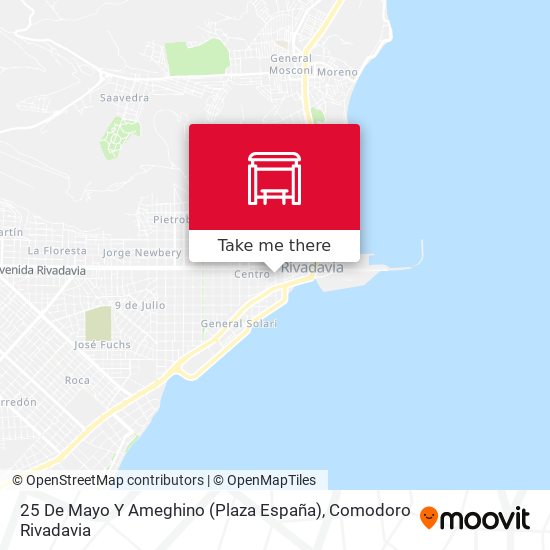 Mapa de 25 De Mayo Y Ameghino (Plaza España)