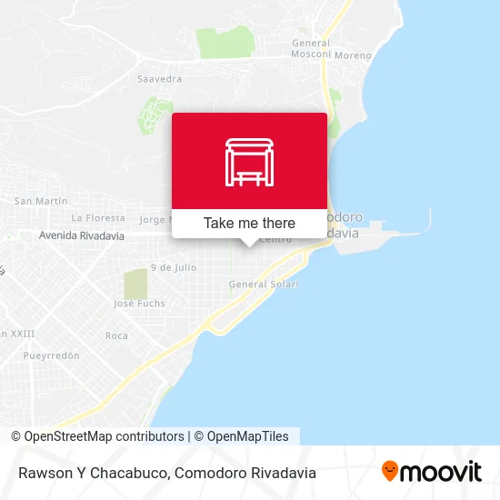 Rawson Y Chacabuco map