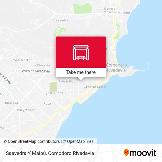 Saavedra Y Maipú map