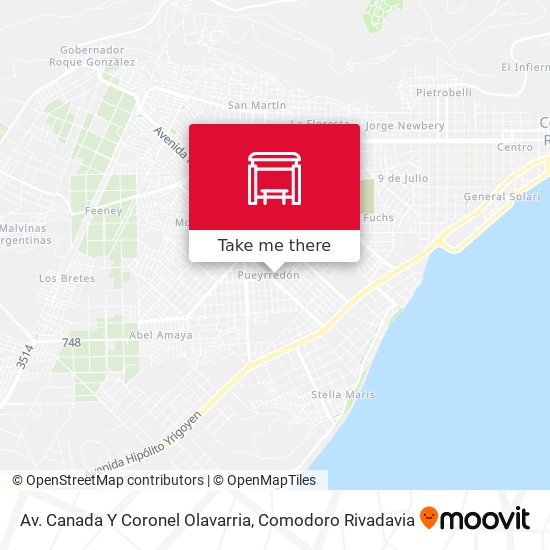 Mapa de Av. Canada Y Coronel Olavarria