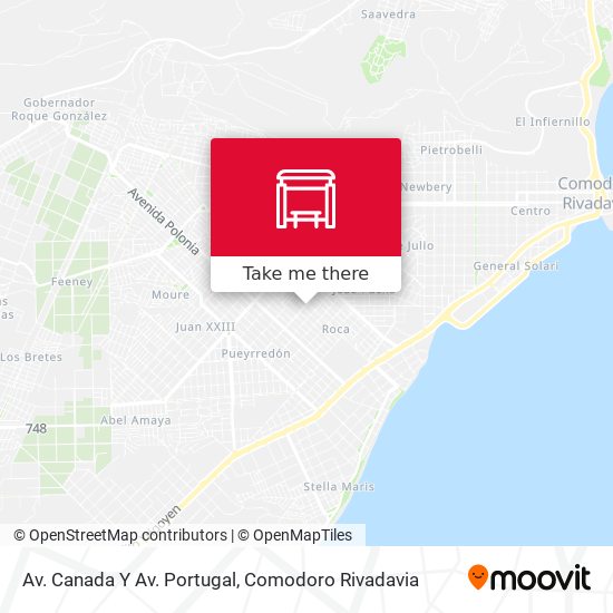 Mapa de Av. Canada Y Av. Portugal