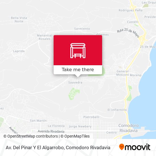 Av. Del Pinar Y El Algarrobo map