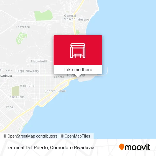 Terminal Del Puerto map