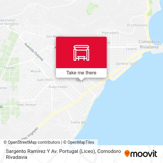 Sargento Ramirez Y Av. Portugal (Liceo) map