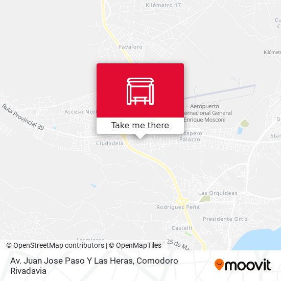Av. Juan Jose Paso Y Las Heras map